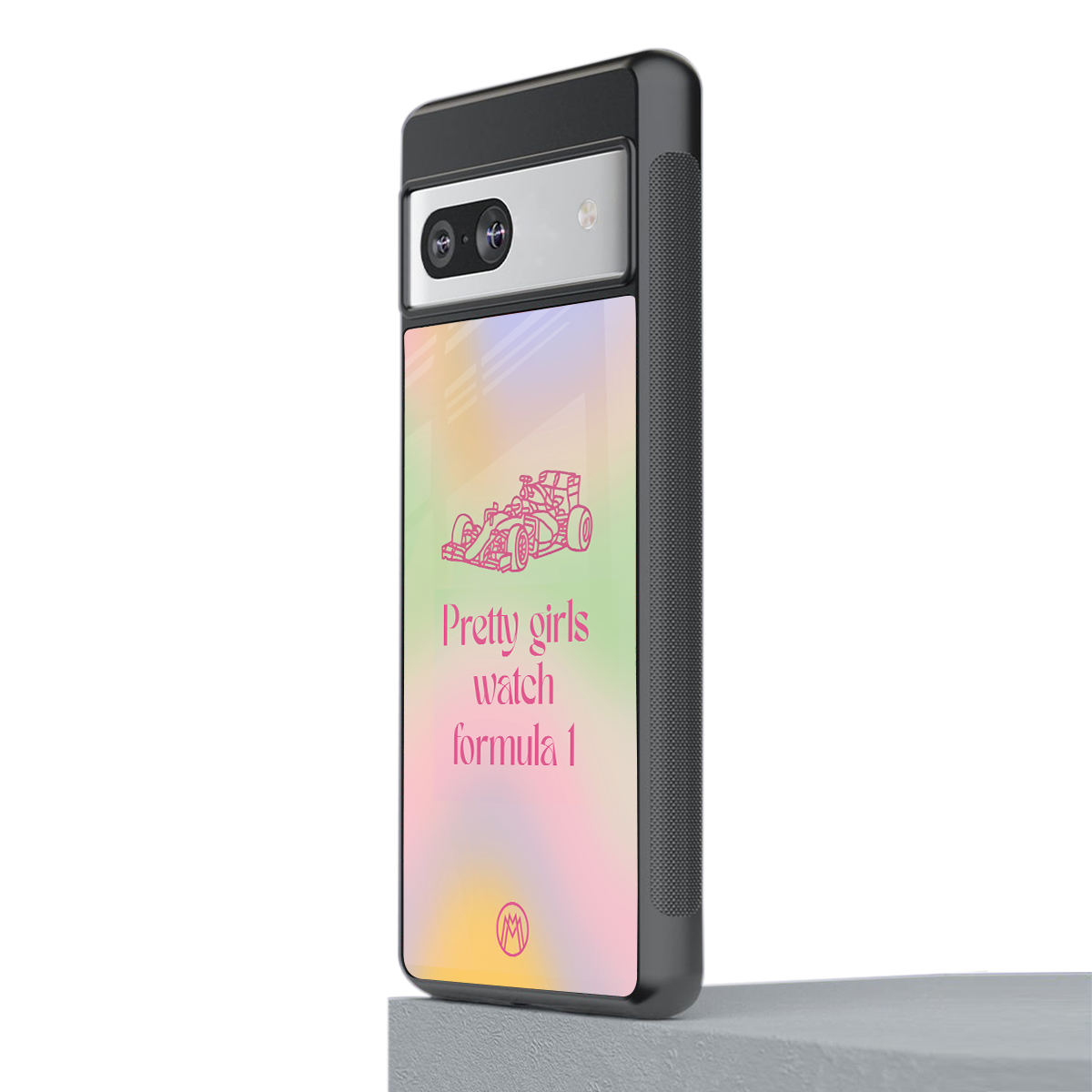 race chic back phone cover | glass case for Google Pixel 7A