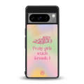 race chic back phone cover | glass case for google pixel 8 pro