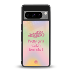 race chic back phone cover | glass case for google pixel 8 pro