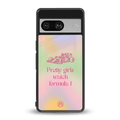 race chic back phone cover | glass case for Google Pixel 8