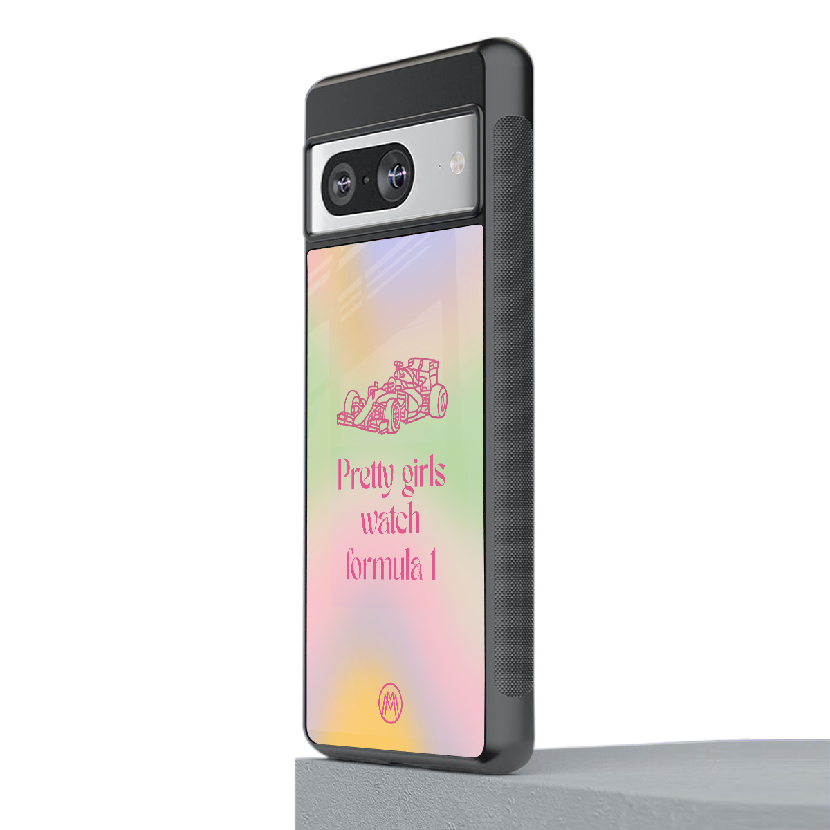 race chic back phone cover | glass case for Google Pixel 8