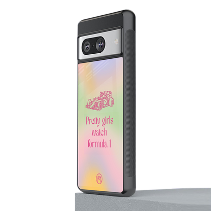 race chic back phone cover | glass case for Google Pixel 8