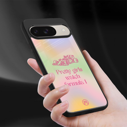 race chic back phone cover | glass case for google pixel 9