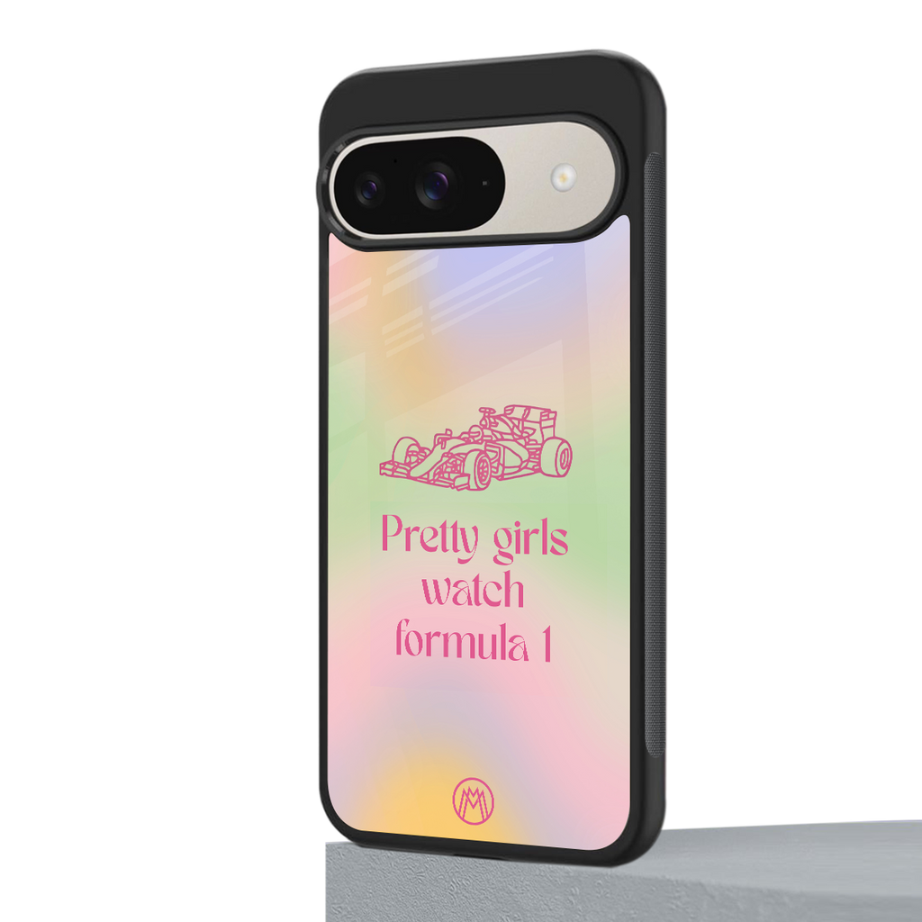 race chic back phone cover | glass case for google pixel 9