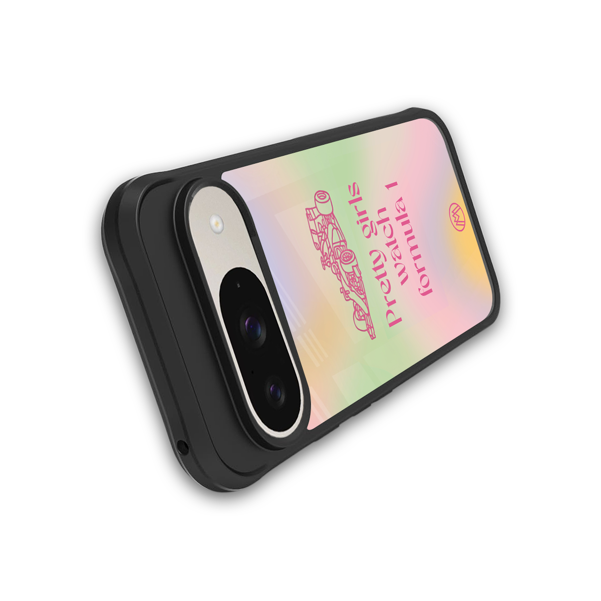 race chic back phone cover | glass case for google pixel 9