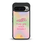 race chic back phone cover | glass case for google pixel 9 pro xl