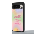 race chic back phone cover | glass case for google pixel 9 pro