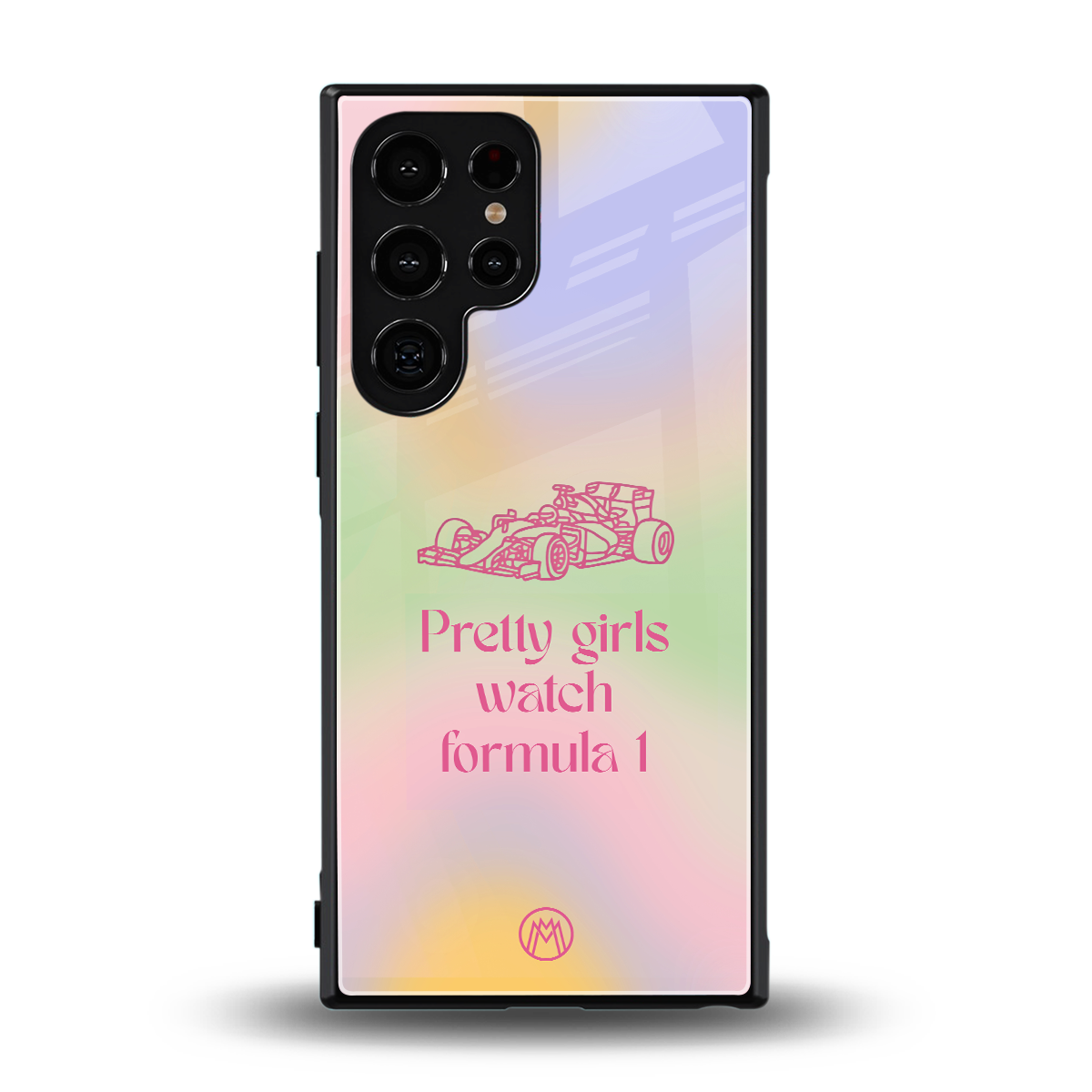 race chic back phone cover | glass case for samsung galaxy s24 ultra