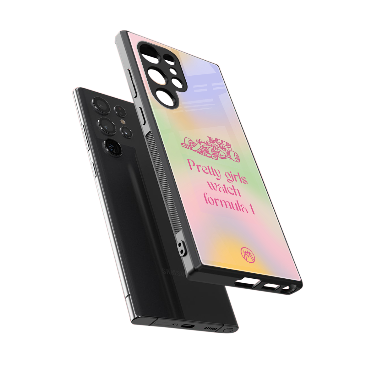 race chic back phone cover | glass case for samsung galaxy s24 ultra