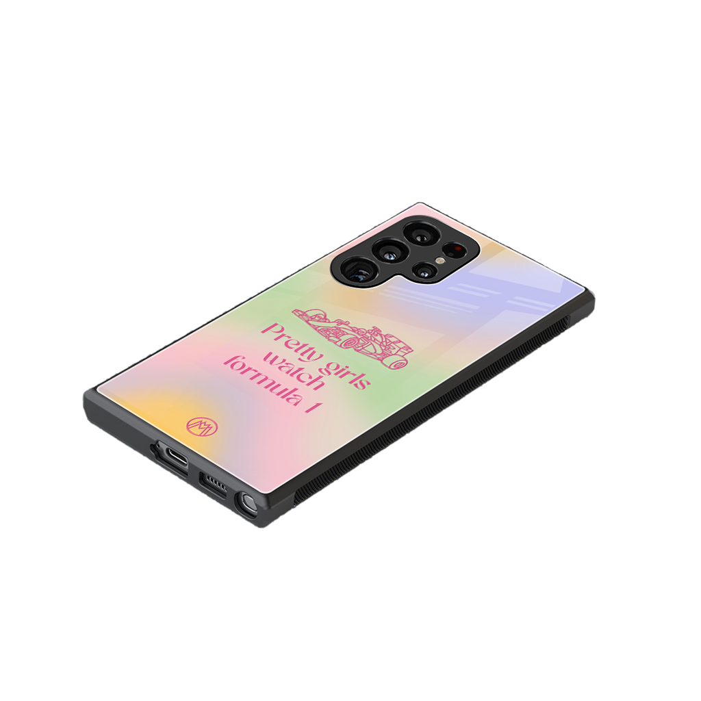race chic back phone cover | glass case for samsung galaxy s23 ultra