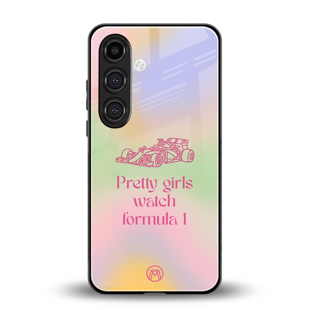 race chic back phone cover | glass case for samsung galaxy s24 fe