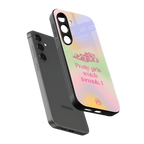 race chic back phone cover | glass case for samsung galaxy s23 plus