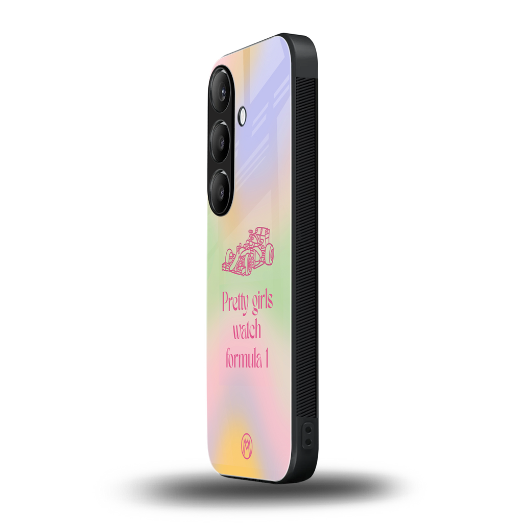 race chic back phone cover | glass case for samsung galaxy s24 plus