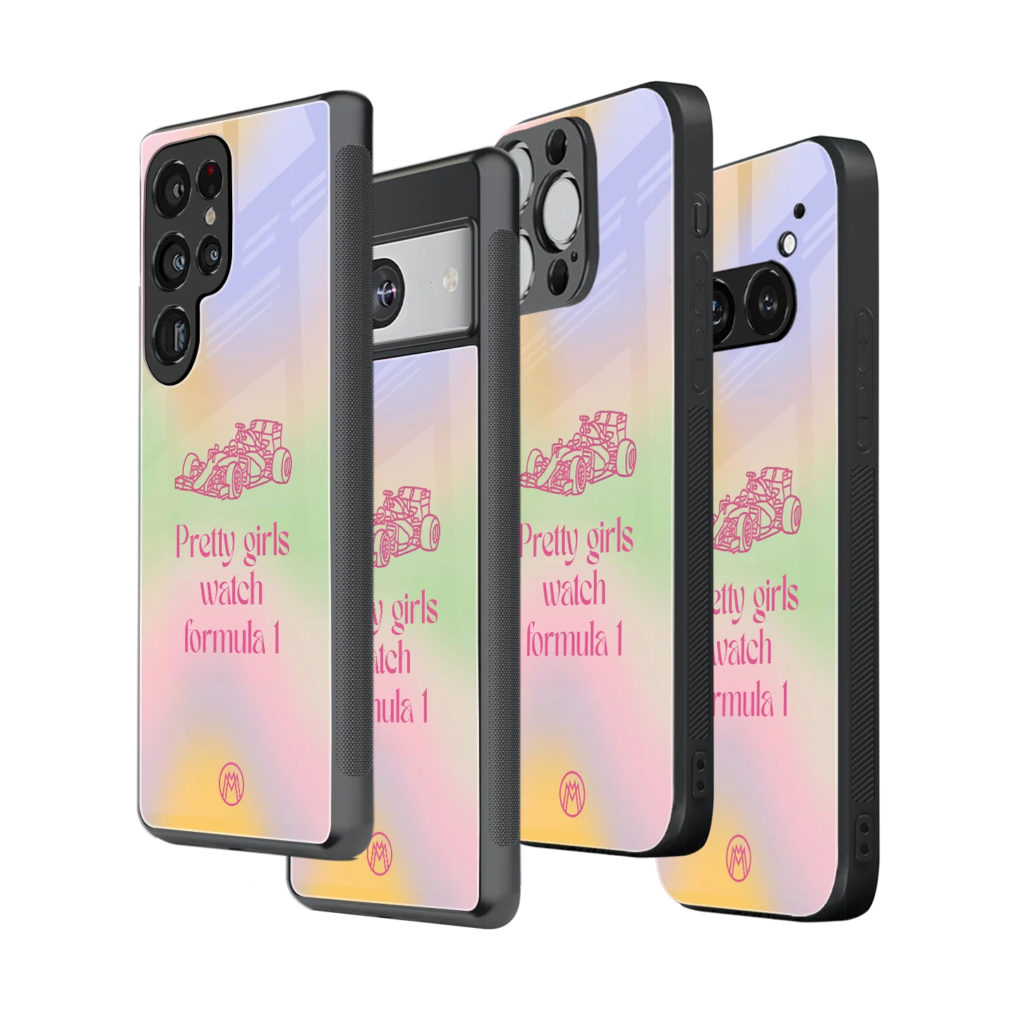 Stylish Glass Back Case for All Smartphones – iPhone, Samsung, OnePlus, Pixel, Redmi, Oppo, Vivo, Motorola