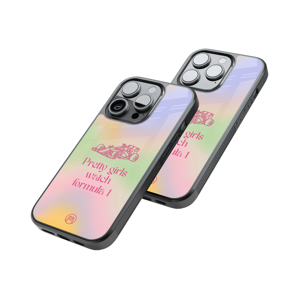 Protective Glass Back Phone Case Compatible with iPhone, Samsung, OnePlus, Pixel & More