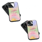 Trendy Glass Back Mobile Case for iPhone, Samsung, Redmi, OnePlus, Google Pixel, Motorola