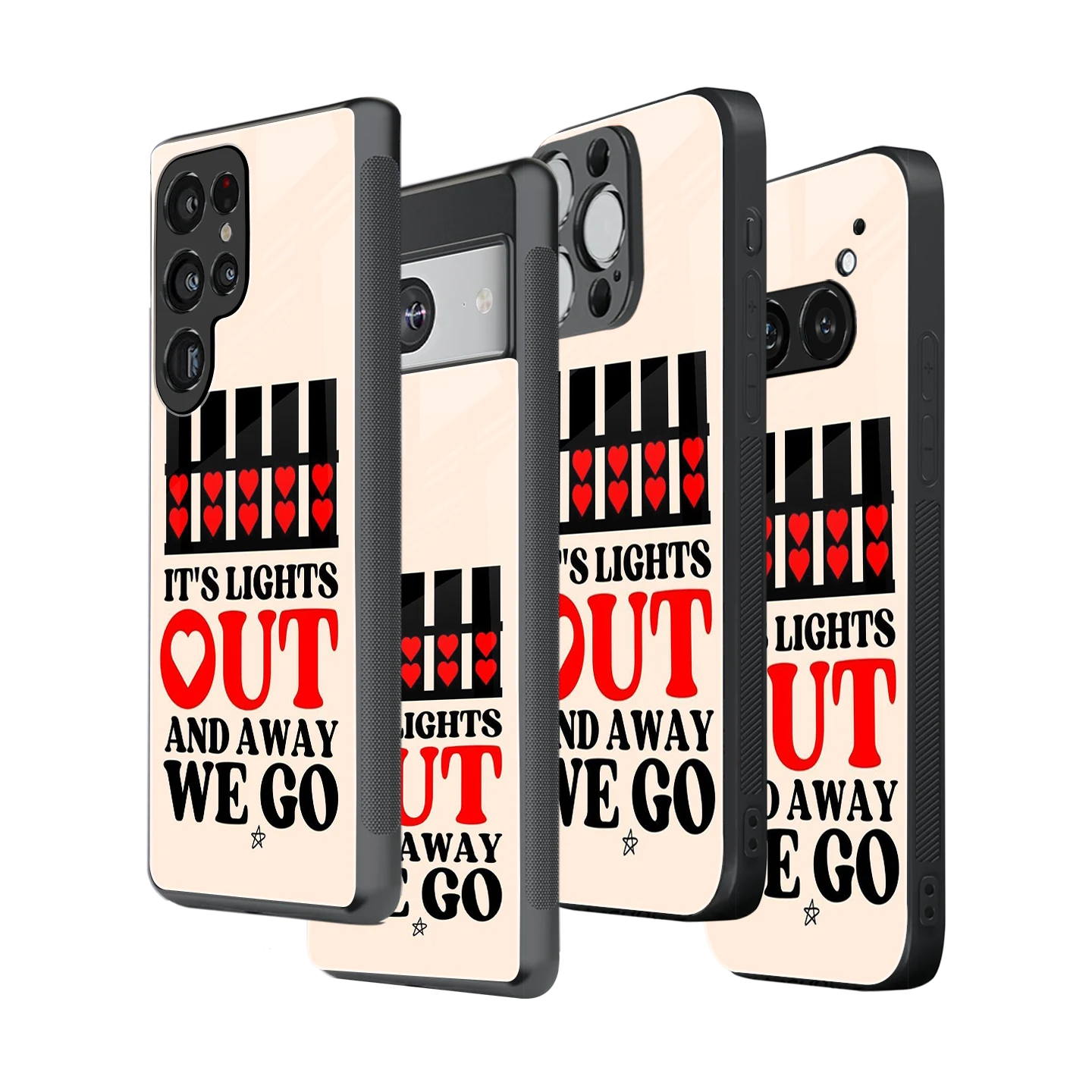 Stylish Glass Back Case for All Smartphones iPhone, Samsung, OnePlus, Pixel, Redmi, Oppo, Vivo, Motorola