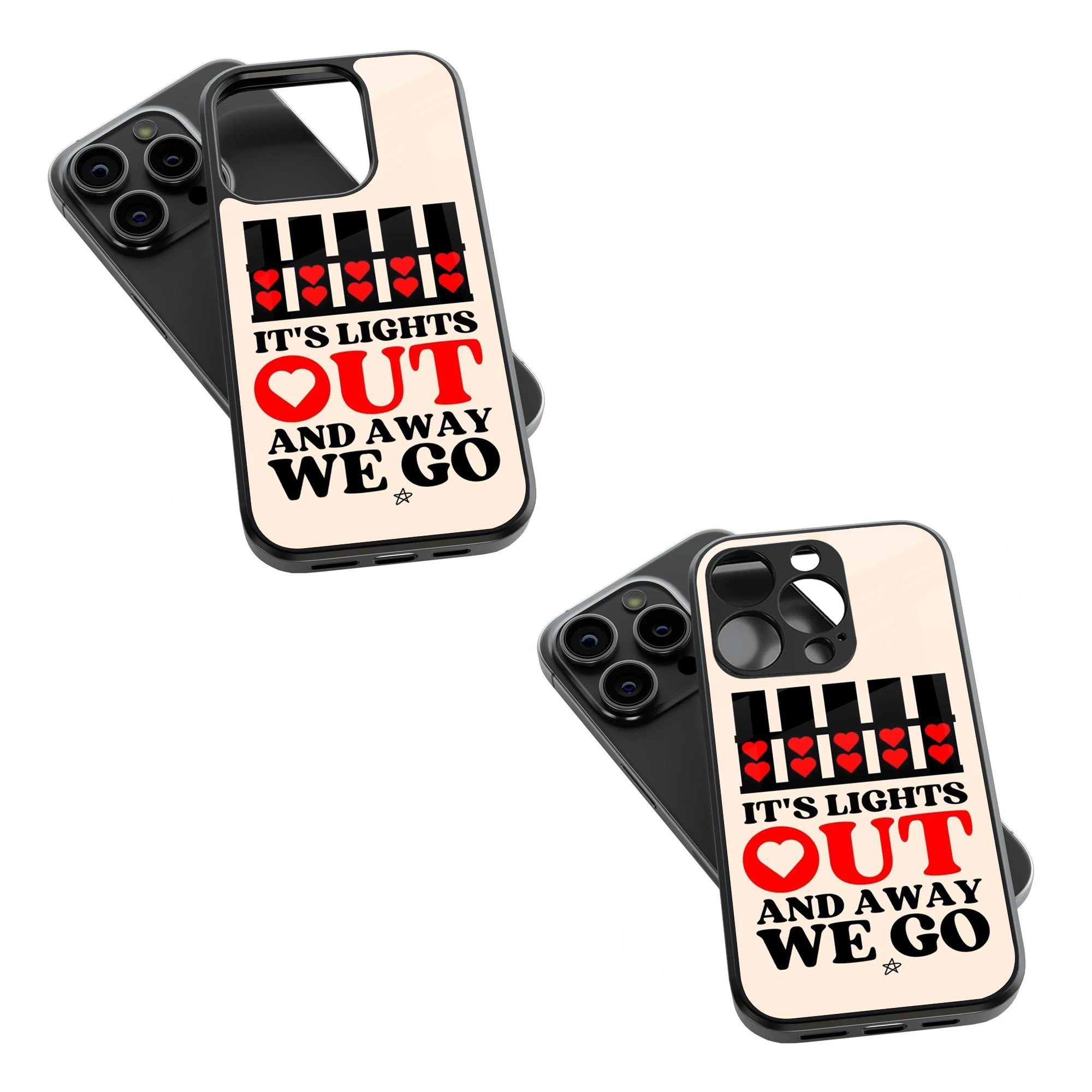 Trendy Glass Back Mobile Case for iPhone, Samsung, Redmi, OnePlus, Google Pixel, Motorola