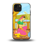 rani back phone cover | glass case for iphone 13 mini