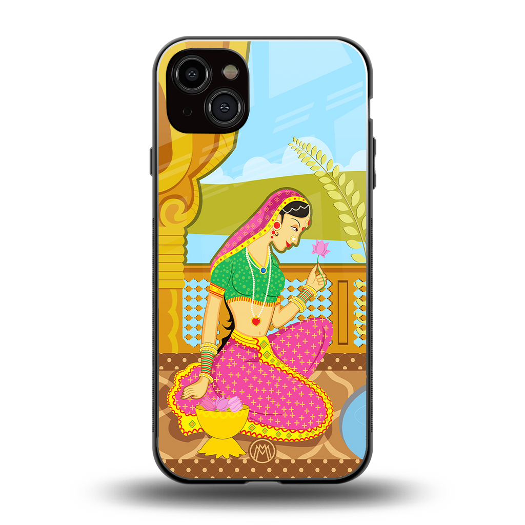 rani back phone cover | glass case for iphone 14 plus