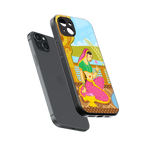 rani back phone cover | glass case for iphone 15 plus