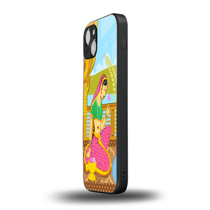 rani back phone cover | glass case for iphone 15