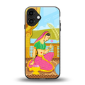 rani back phone cover | glass case for iphone 16 plus