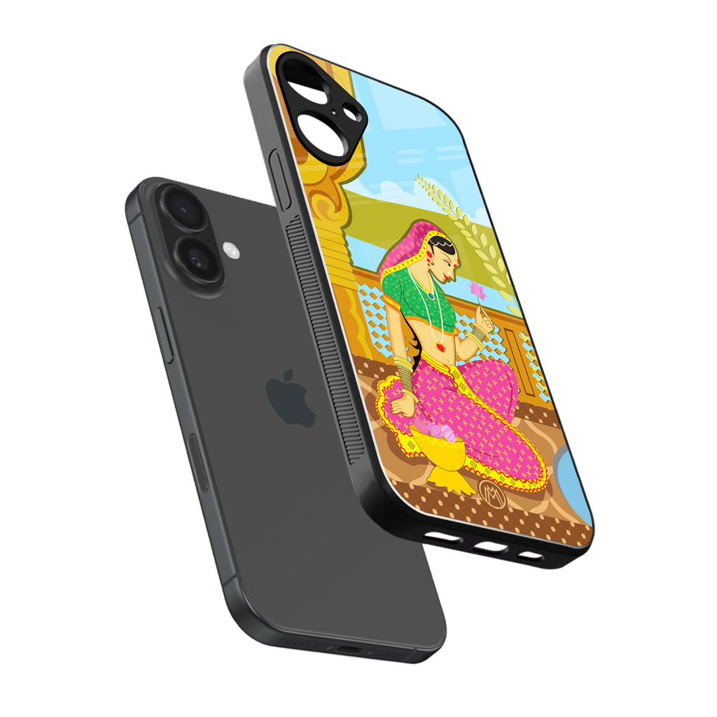 rani back phone cover | glass case for iphone 16 plus