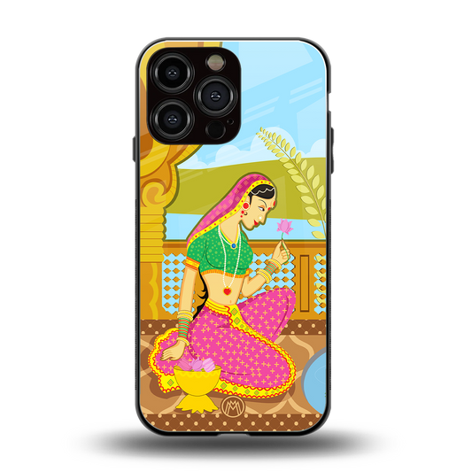 rani back phone cover | glass case for iphone 16 pro max