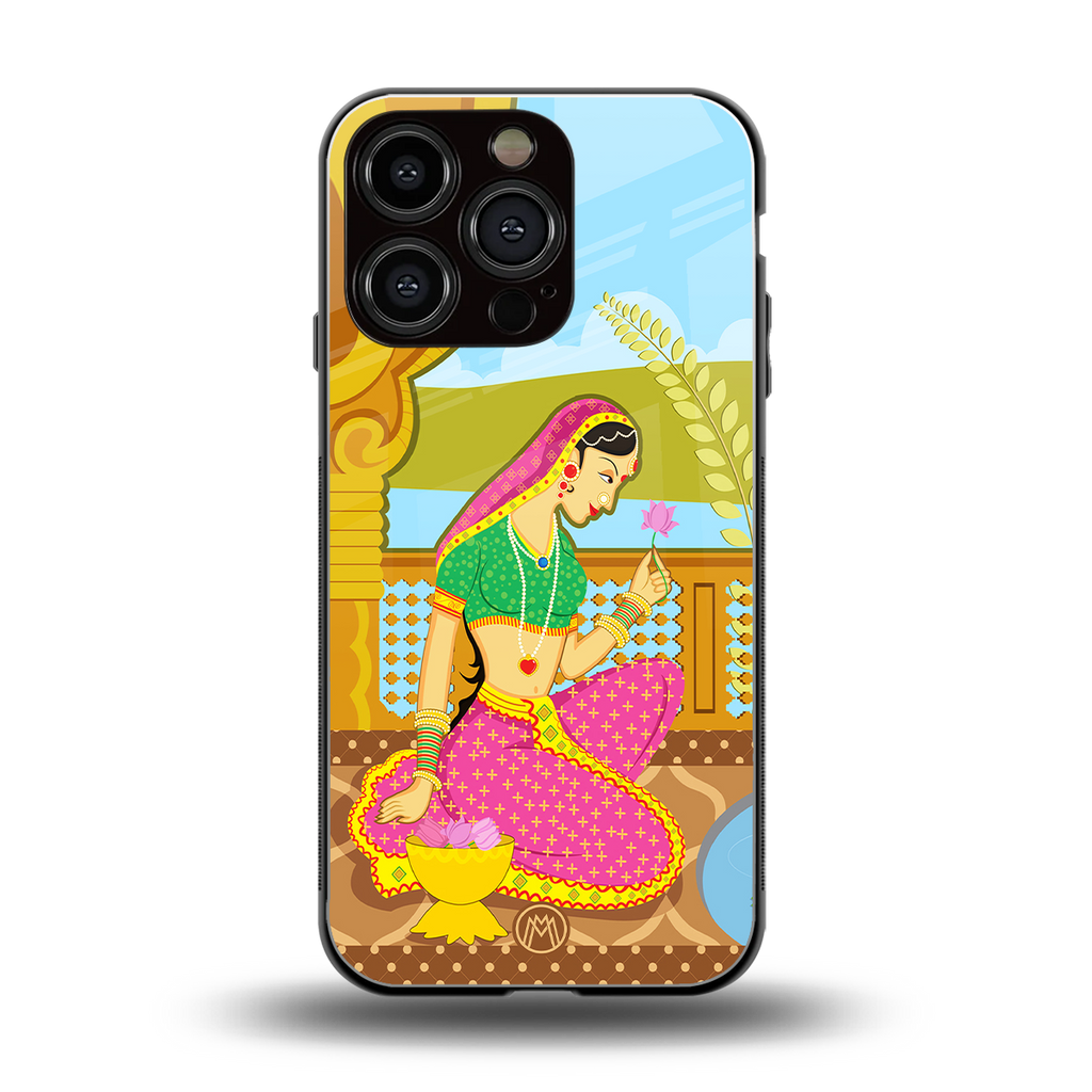 rani back phone cover | glass case for iphone 16 pro
