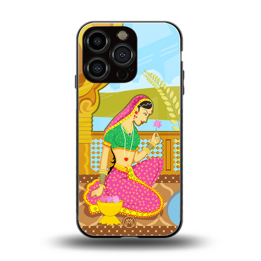 rani back phone cover | glass case for iphone 16 pro
