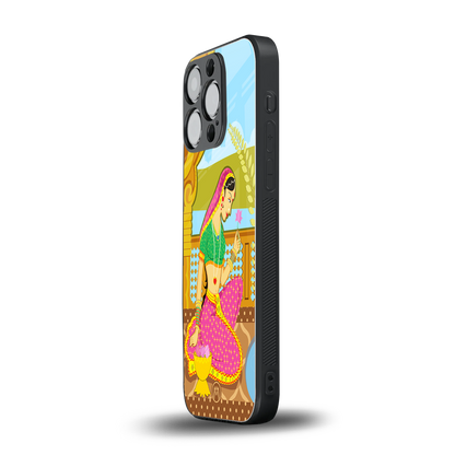 rani back phone cover | glass case for iphone 16 pro