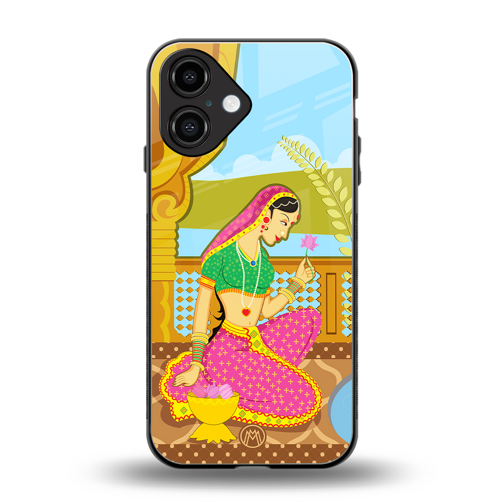 rani back phone cover | glass case for iphone 16