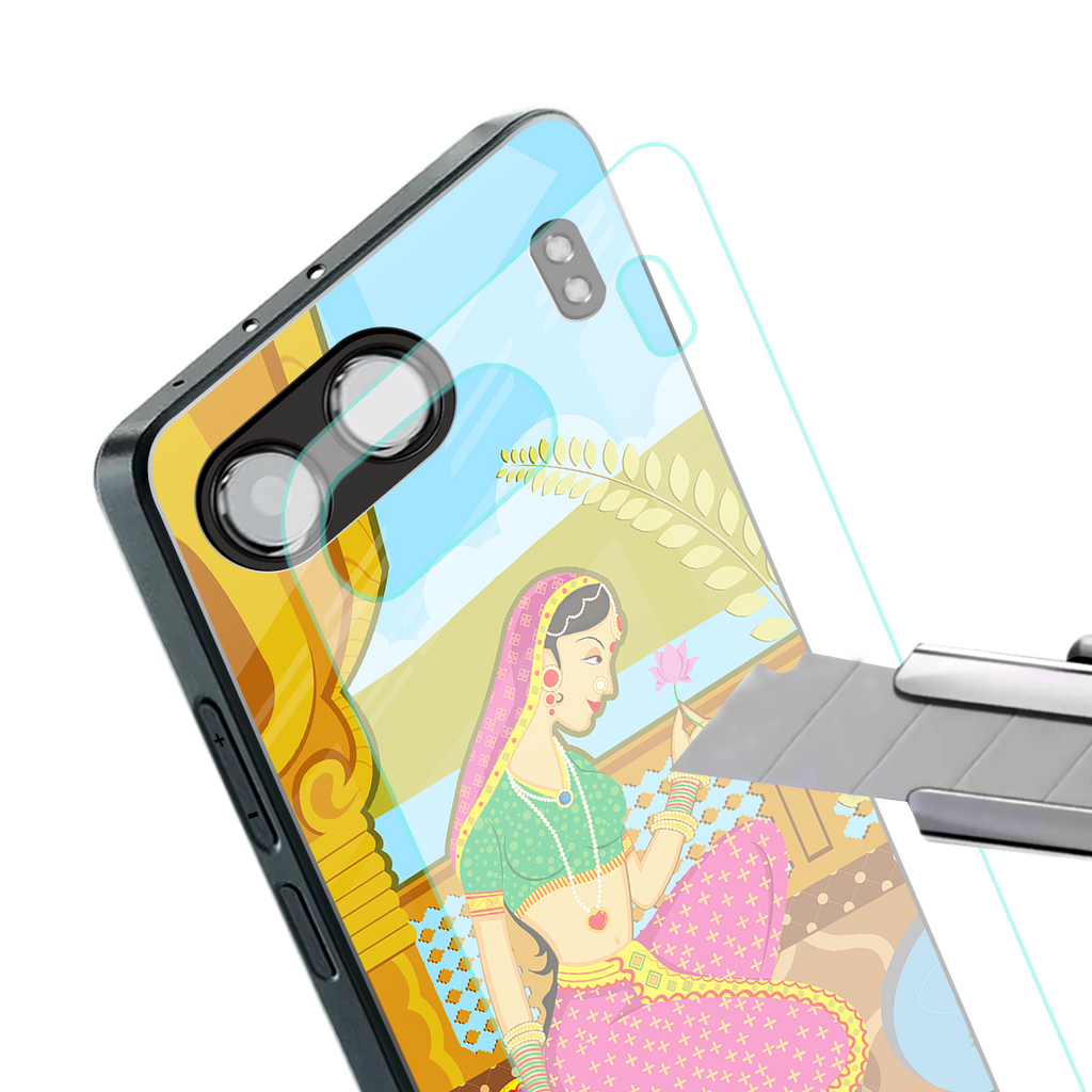 rani back phone cover | glass case for oneplus nord 4