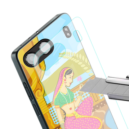 rani back phone cover | glass case for oneplus nord 4