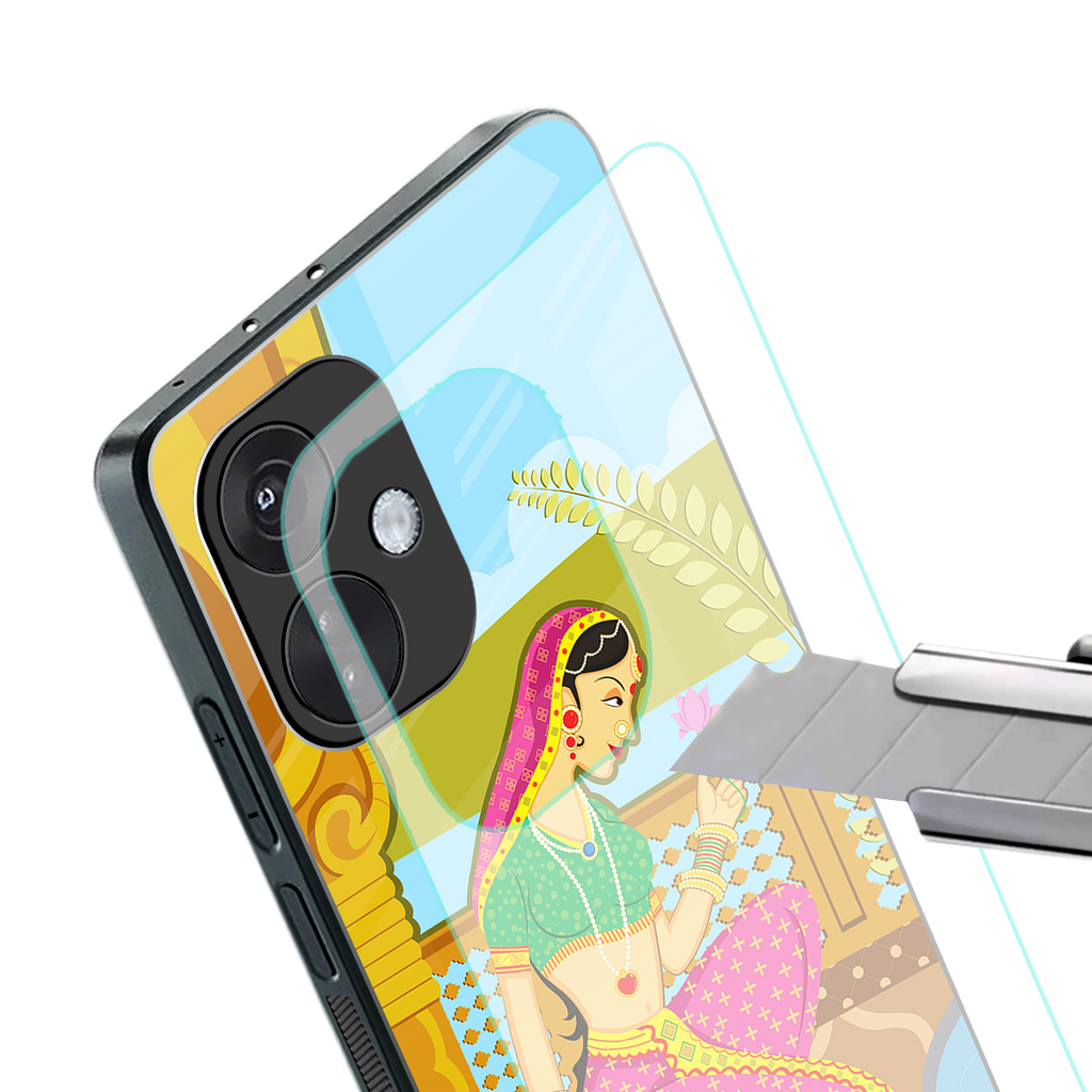 rani back phone cover | glass case for oneplus nord ce 3