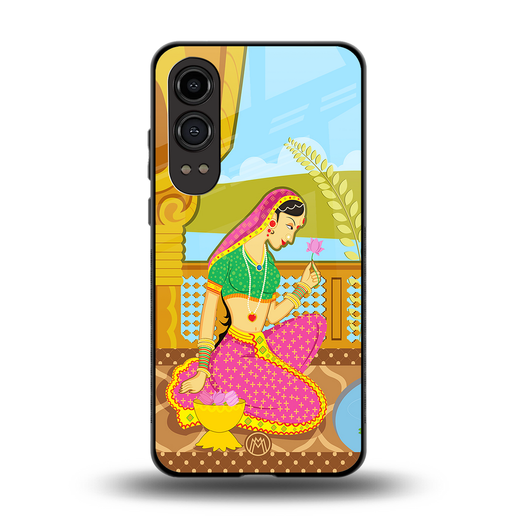 rani back phone cover | glass case for oneplus nord ce 4 lite