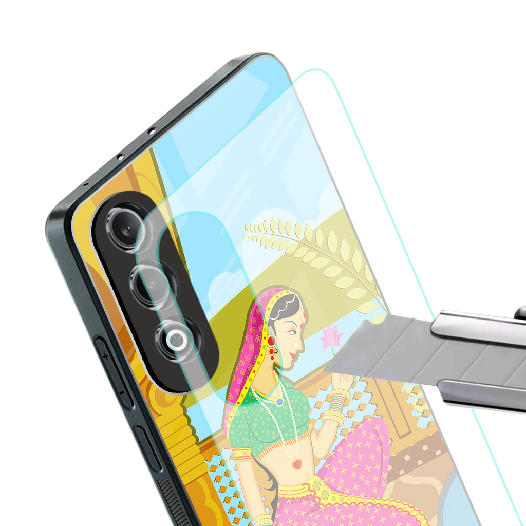 rani back phone cover | glass case for oneplus nord ce 4