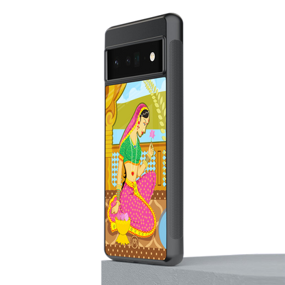 rani back phone cover | glass case for google pixel 6 pro