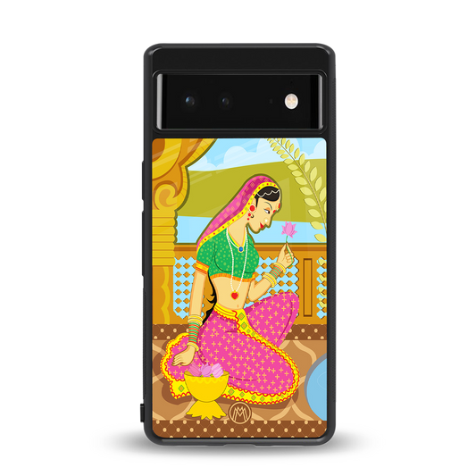 rani back phone cover | glass case for Google Pixel 6A