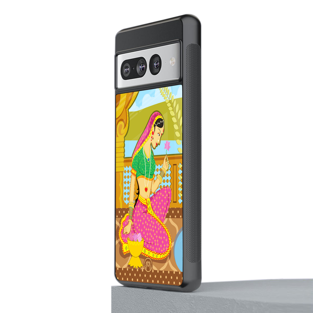rani back phone cover | glass case for google pixel 7 pro