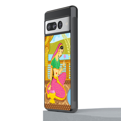 rani back phone cover | glass case for google pixel 7 pro