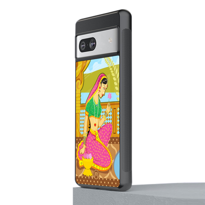 rani back phone cover | glass case for Google Pixel 7