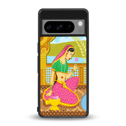 rani back phone cover | glass case for google pixel 8 pro