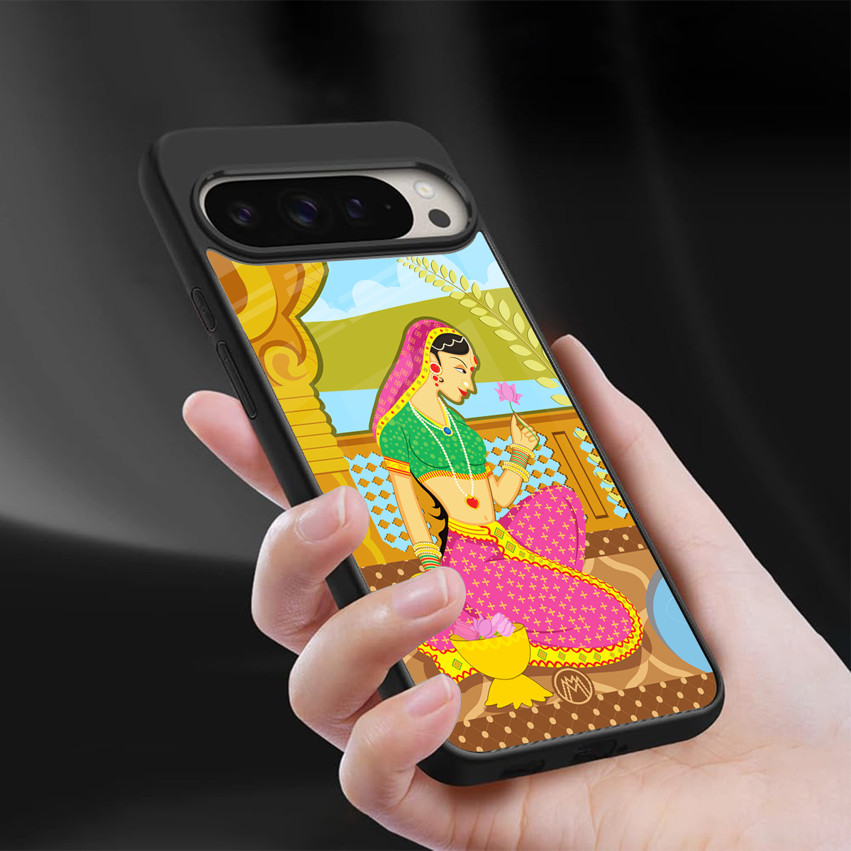 rani back phone cover | glass case for google pixel 9 pro xl