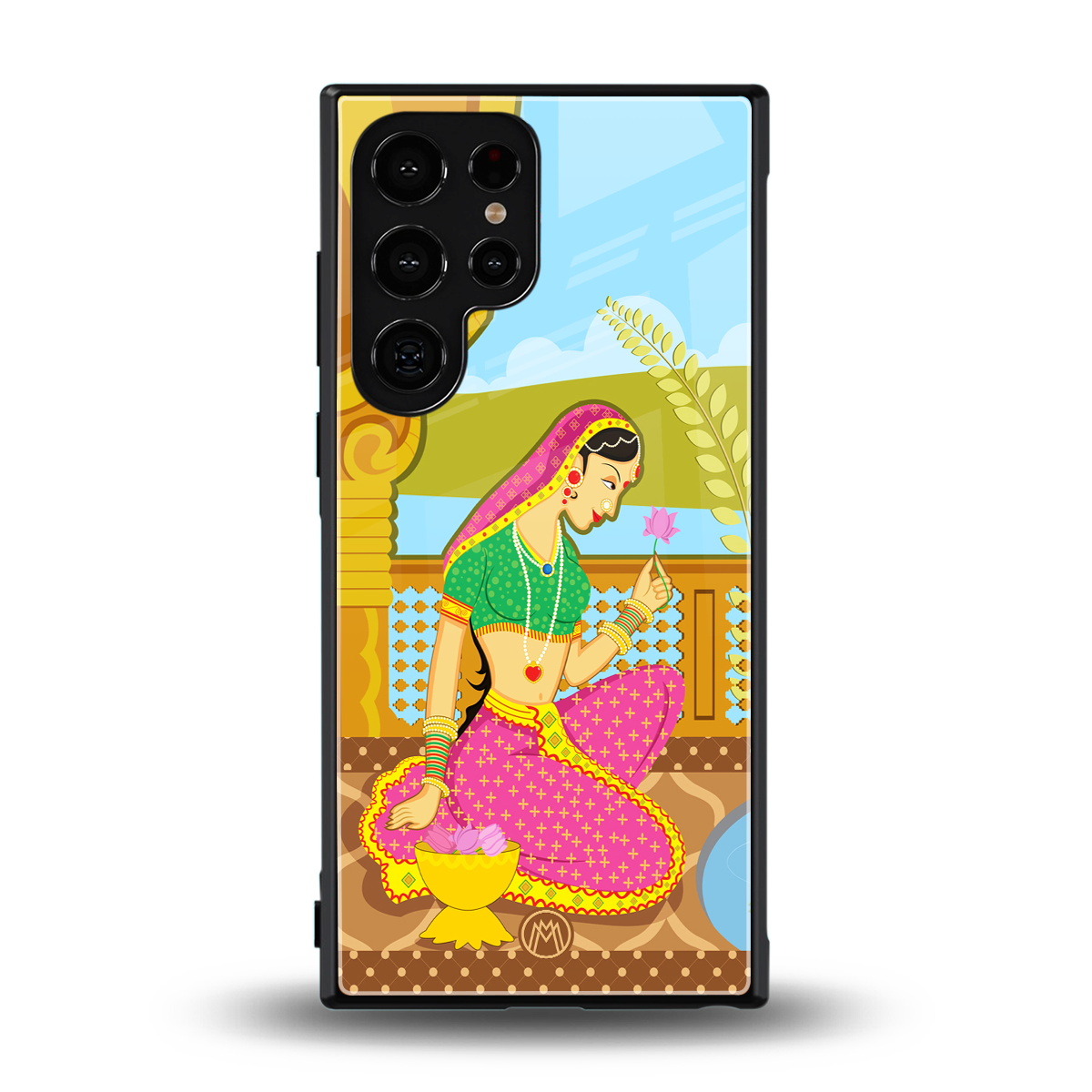 rani back phone cover | glass case for samsung galaxy s23 ultra