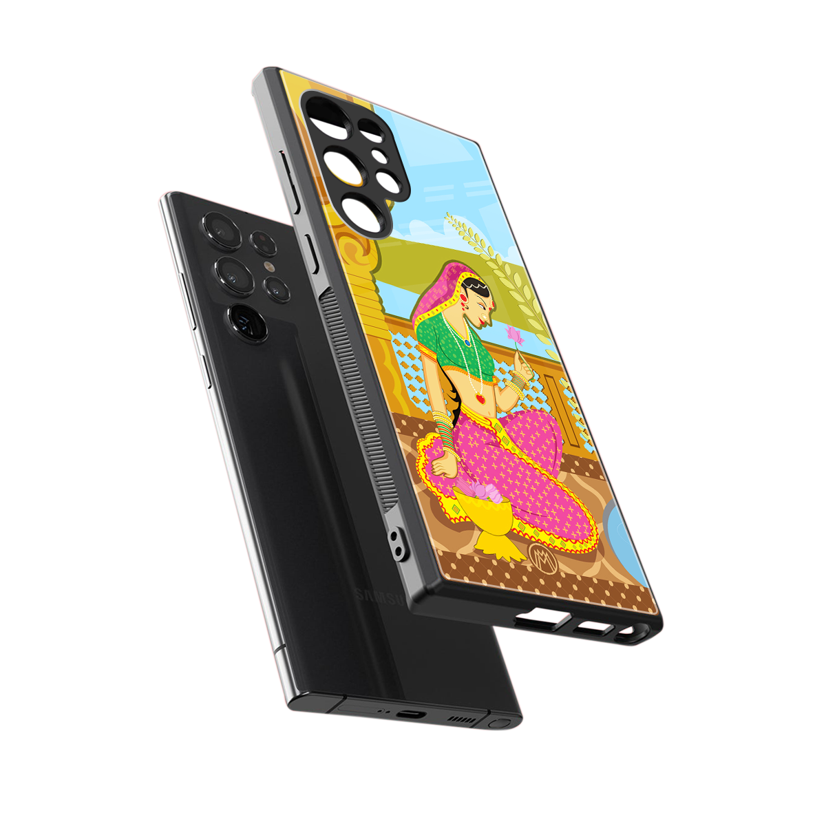 rani back phone cover | glass case for samsung galaxy s23 ultra