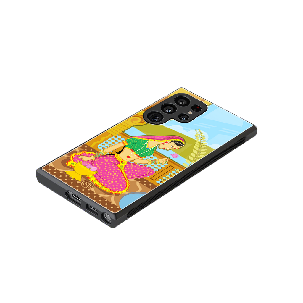 rani back phone cover | glass case for samsung galaxy s23 ultra