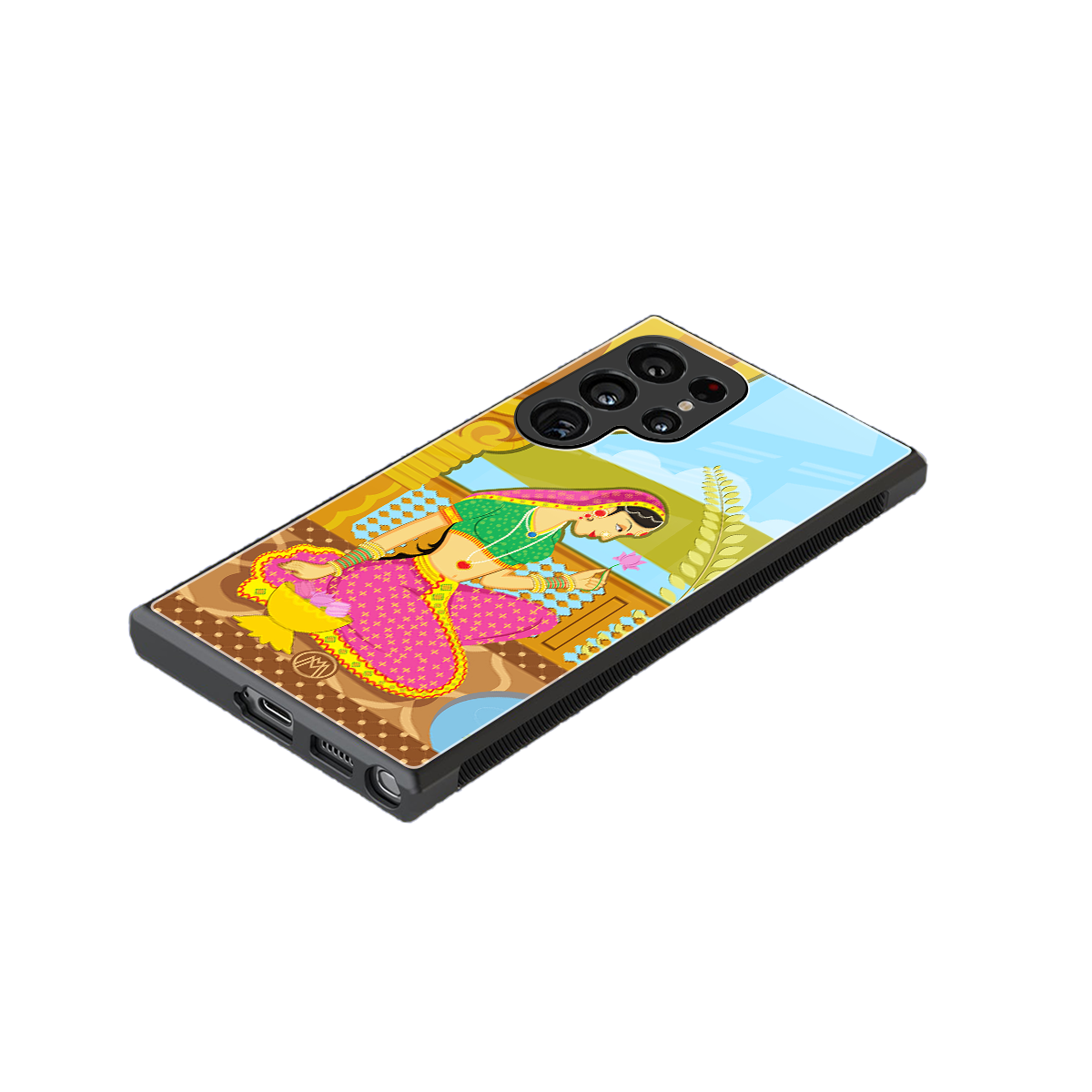 rani back phone cover | glass case for samsung galaxy s23 ultra