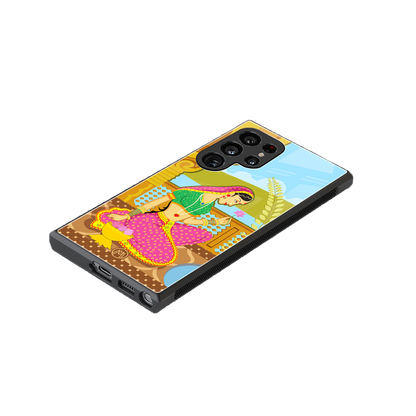 rani back phone cover | glass case for samsung galaxy s23 ultra